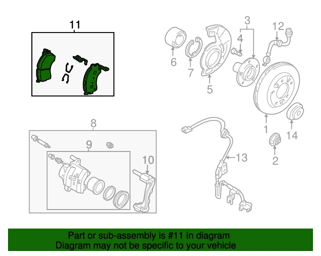 G2YS3323Z MAZDA Тормозные колодки дисковые g2ys3323z (фото 2)