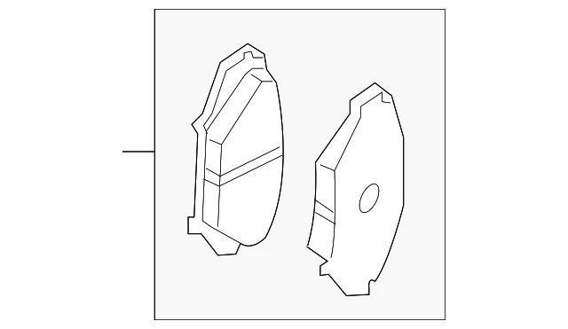 F1Y1-33-23ZB MAZDA Тормозные колодки дисковые f1y1-33-23zb (фото 1)