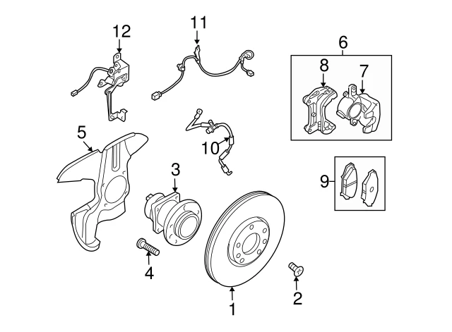 F1Y1-33-23ZB MAZDA Тормозные колодки дисковые f1y1-33-23zb (фото 3)