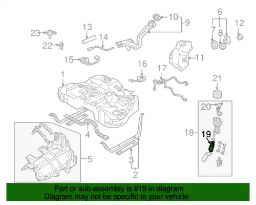 KL471335ZB MAZDA Насос топливный электрический opel (фото 2)