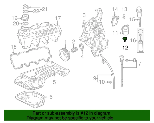 112 184 00 61 MERCEDES Прокладка корпуса масл.фильтра w211/w210/w202/w203/w163 2.4-5.5 97> (фото 2)