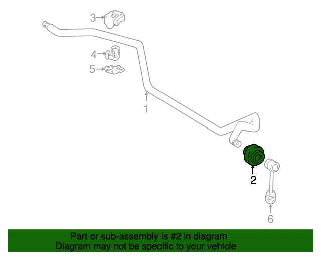 1403230985 MERCEDES Втулка стабилизатора переднего w140/c140 91-99/w210 2wd 95-02 (фото 2)