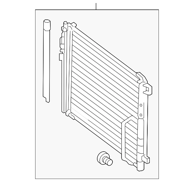 099 500 03 54 MERCEDES Конденсато (фото 1)