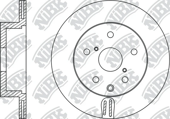 RN1439V NIBK Brake drum (фото 1)