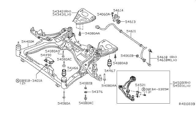 546139N00B NISSAN Bushing, rubber (фото 5)