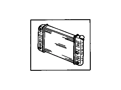 52450284 GM Radiator, engine cooling (фото 1)