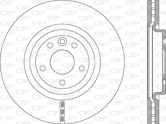 BDR2883.20 OPEN PARTS Тормозной диск (фото 1)