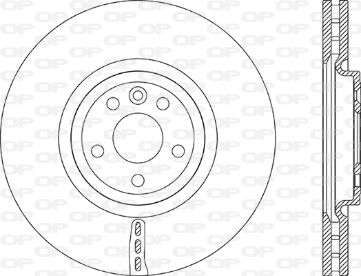 BDR2884.20 OPEN PARTS Тормозной диск (фото 1)