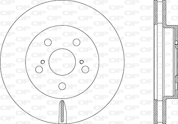 BDA2885.20 OPEN PARTS Тормозной диск (фото 1)