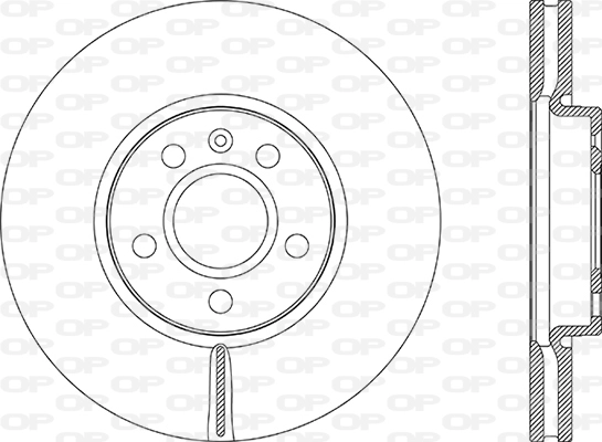 BDR2888.20 OPEN PARTS Тормозной диск (фото 1)