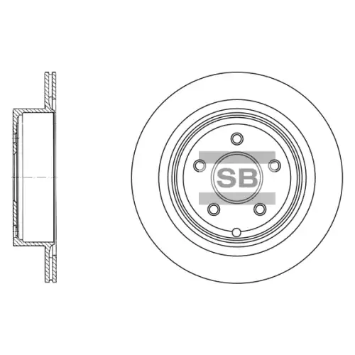 SD4209 SANGSIN Тормозной диск sd4209 (фото 1)