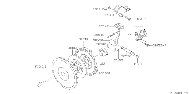 30502-AA120 SUBARU Подшипник опорный forester/impreza/legacy/outback 2,0d/2,5 03- (фото 6)