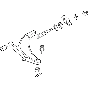 20202FE671 SUBARU (сц) рычаг передний левый (фото 1)