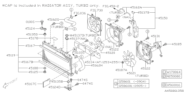 45119SC000 SUBARU Радиатор. охлаждения. двигателя. (фото 3)