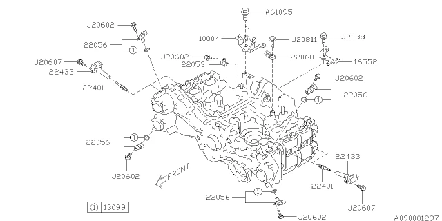 22433AA681 SUBARU Катушка зажигания 22433aa681 (фото 6)