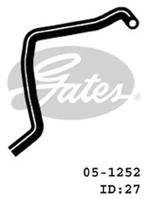 05-1252 GATES Патрубок радиатора (фото 1)