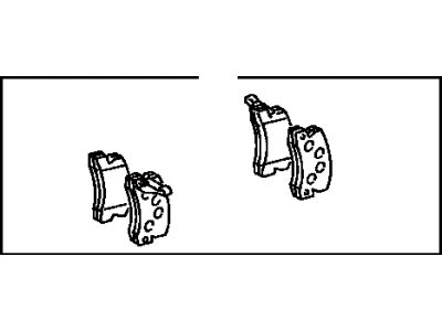 04466-33040 TOYOTA Колодки торм. диск. (фото 3)