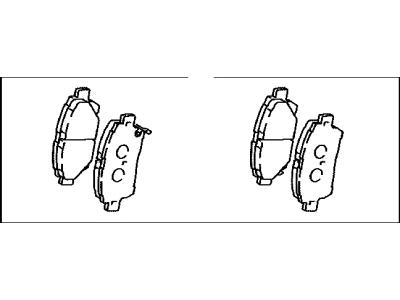 04465-52260 TOYOTA Колодки дисковые (фото 2)