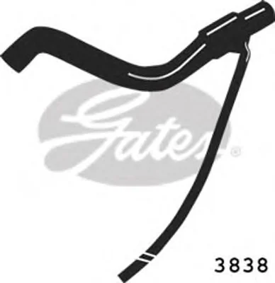 3838 GATES Патрубок радиатора (фото 1)