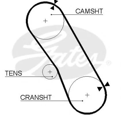 5061 GATES Ремень ГРМ (фото 1)