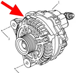 2040002500 GEELY Генератор (jld-4g20) nl-3 (фото 4)