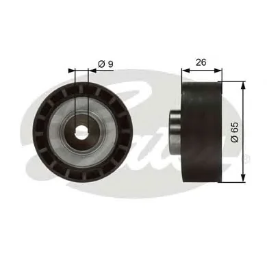 T36383 GATES Ролик ручейкового ремень (фото 1)