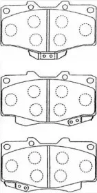 A1N021 AISIN Тормозные колодки (фото 1)