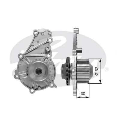 Z80656 GATES Водяной насос (помпа) (фото 1)