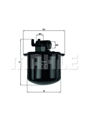 KL 561 KNECHT/MAHLE Топливный фильтр (фото 1)