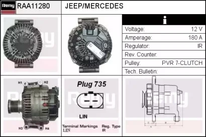 RAA11280 DELCO REMY Генератор (фото 1)