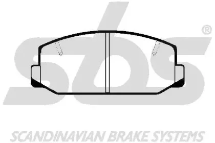 1501224512 SBS Тормозные колодки (фото 1)