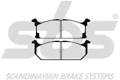 1501225202 SBS Тормозные колодки (фото 1)