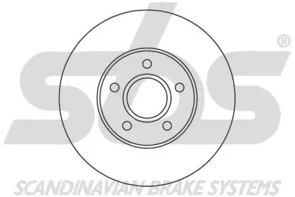 1815202560 SBS Тормозной диск (фото 1)