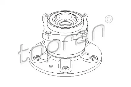 401 764 TOPRAN Ступица колеса (фото 1)