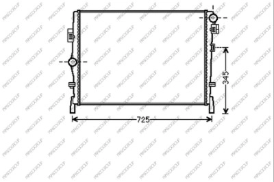 DG815R001 PRASCO Радиатор, охлаждение двигателя (фото 1)