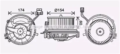 VW8399 PRASCO Электродвигатель (фото 1)