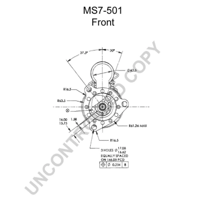 MS7-501 PRESTOLITE ELECTRIC Стартер (фото 3)