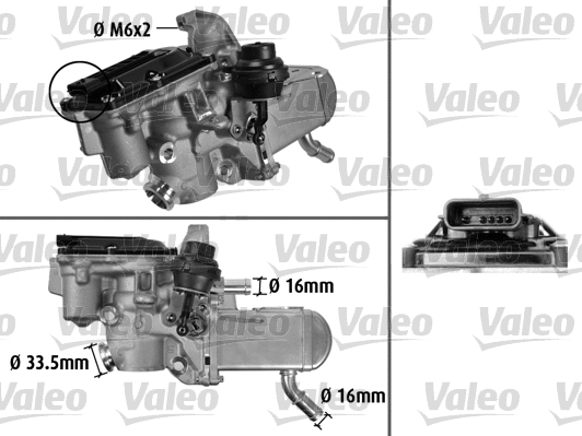 700433 VALEO Модуль возврата ОГ (фото 1)