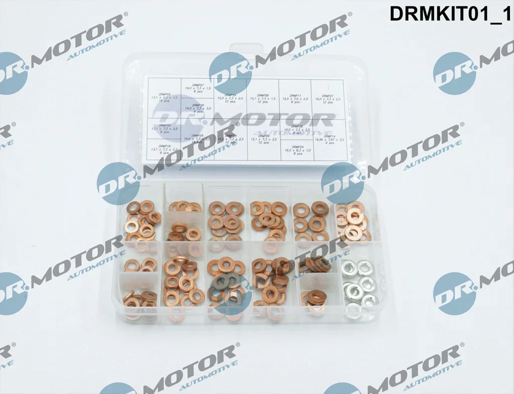 DRMKIT01 Dr.Motor Automotive Комплект прокладок, форсунка (фото 2)