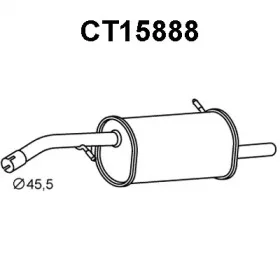 CT15888 VENEPORTE Глушитель выхлопных газов конечный (фото 1)