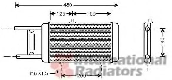 03002066 VAN WEZEL Радиатор охлаждения двигателя (фото 1)