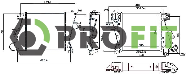 1780-0148 PROFIT Интеркулер (фото 1)