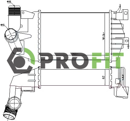 1780-0169 PROFIT Интеркулер (фото 1)
