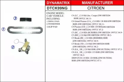 DTCK99NG DYNAMAX Комплект цепи ГРМ (фото 1)