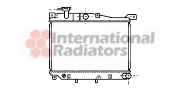 27002015 VAN WEZEL Радиатор охлаждения двигателя (фото 1)
