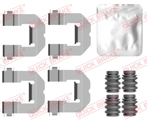 109-0162 OJD Комплектующие, колодки дискового тормоза (фото 1)