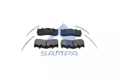 096.619/A SAMPA Комплект тормозных колодок (фото 1)