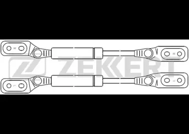 GF-1541 ZEKKERT Газовая пружина (фото 1)