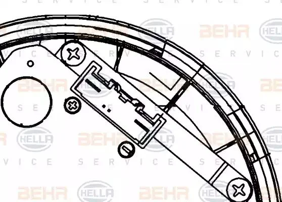 8EW 351 151-011 BEHR/HELLA/PAGID Вентилятор (фото 1)