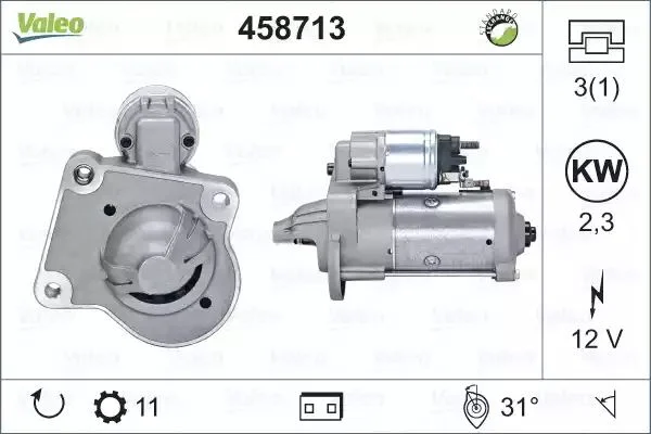 458713 VALEO Стартер (фото 1)